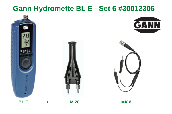 Gann Hydromette BL Compact E (blaue Serie) - Set 6 (M20, MK 8) #12306